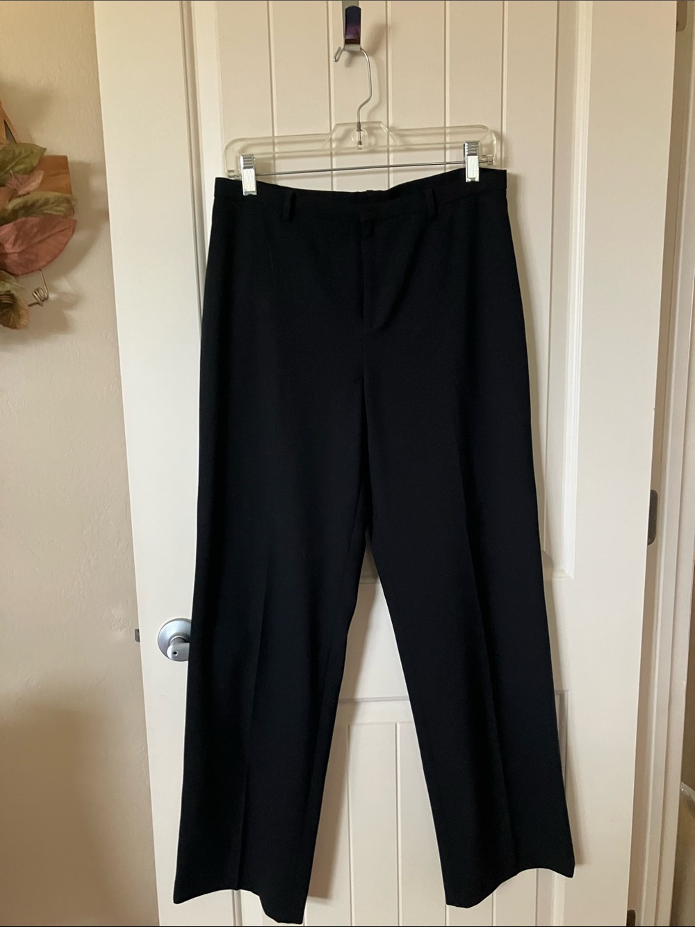 Gap size 10R and black crepe wide legged dressy slacks